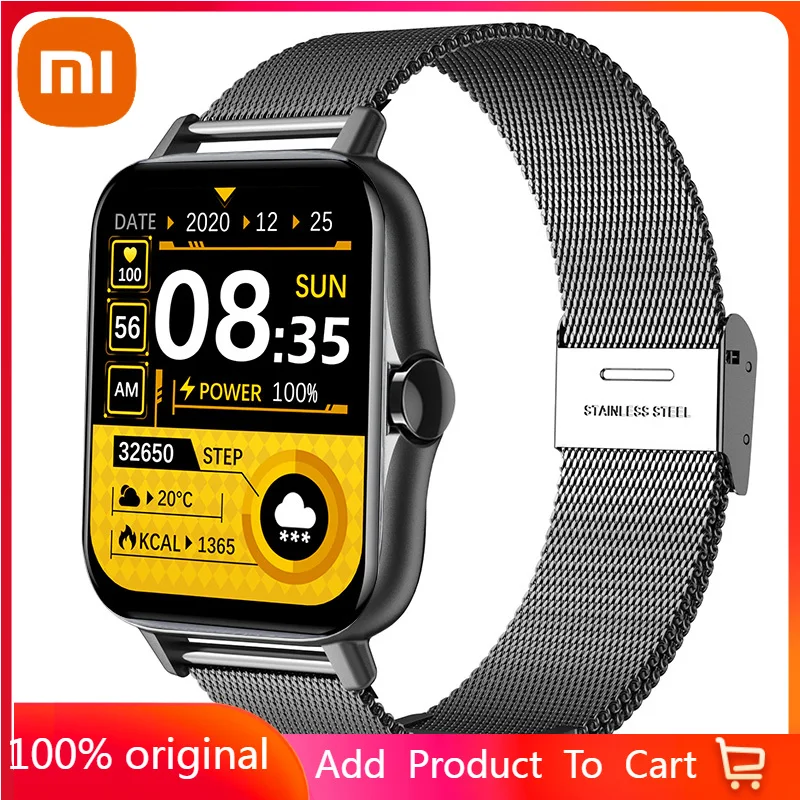 

Xiaomi Relogio Inteligente Smart Watch Man Android IP68 Waterproof Smartwatch Bluetooth Call Smart Watch for Android Iphone IOS