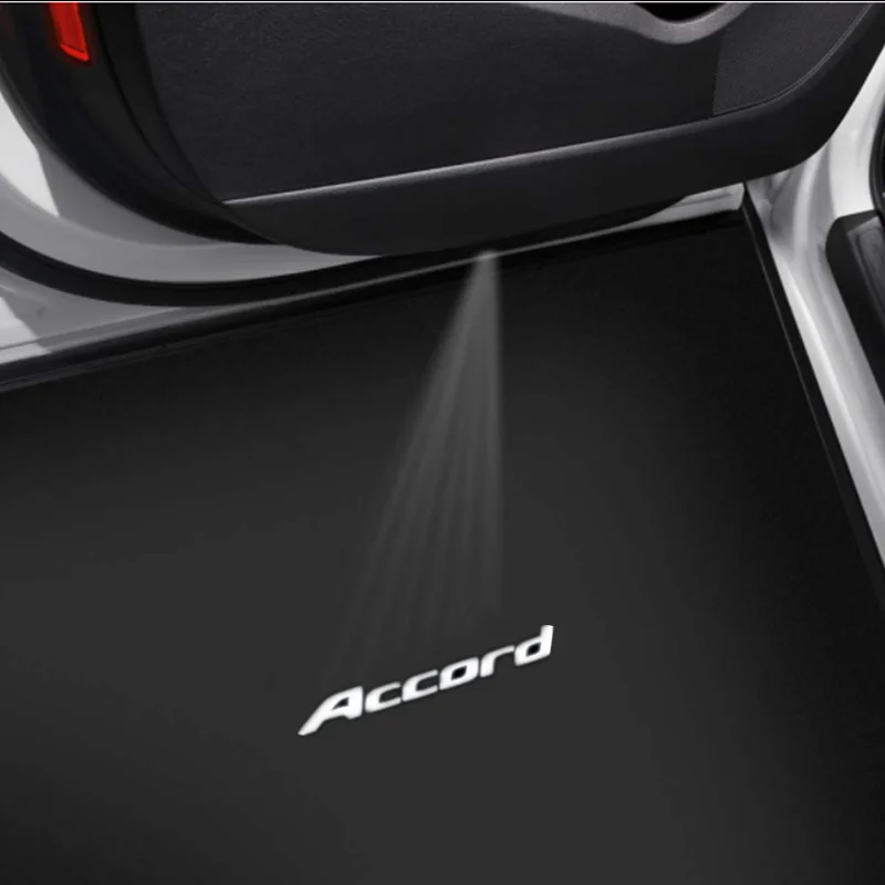 2PCS Car Door Logo Led Lights Courtesy Laser Projector Car Accessories For Accord 2021 7th 8th 9th 10th Welcome Warning Lights
