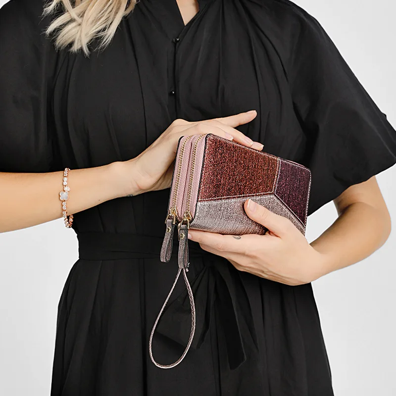 2023 Card Holder Women's Long Wallet Multi-card Slot Multi-functional Mobile Phone Bag Large Capacity Versatile Wallet