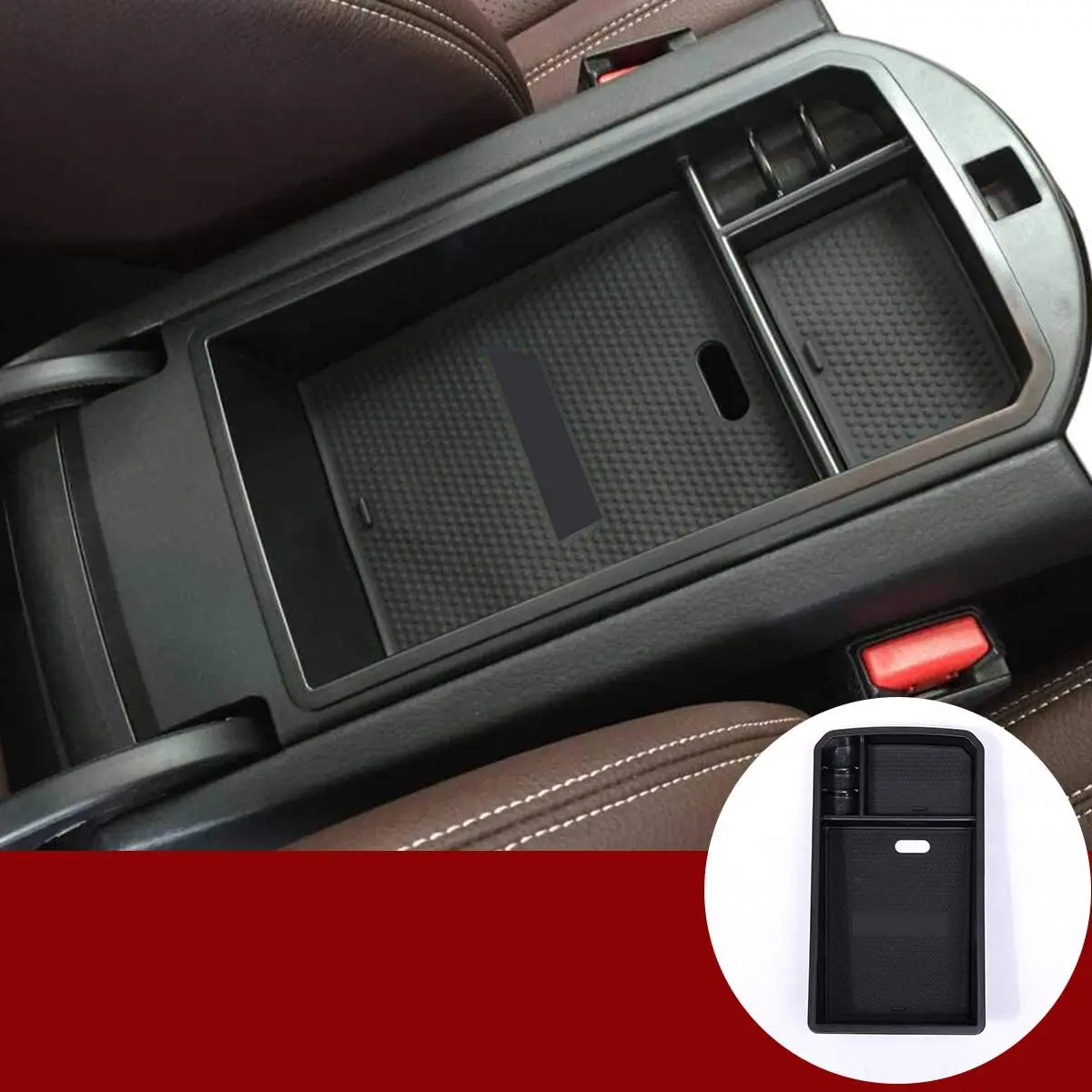 

Armrest Storage Box for BMW X3 F25 2011-2016,X4 F26 2014-2016 Central Console Glove Tray Car Accessories