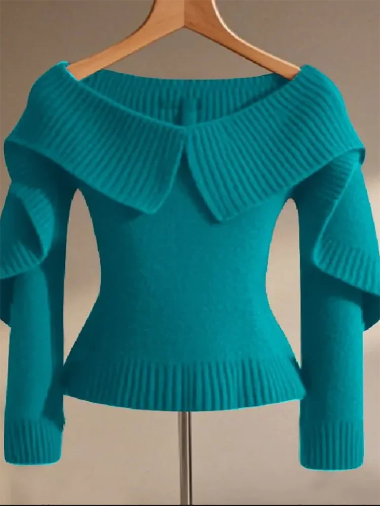 2024 весенне-осенний новый трикотаж в стиле ретро женский маленький Xiaoxiangfeng тонкий