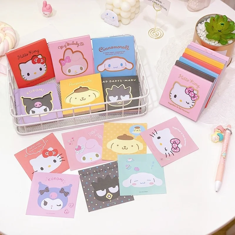 

Kawaii Sanrioed Anime Cartoon series HelloKitty mymelody cute Fashion creative mini Portable notebook no stickiness phone book
