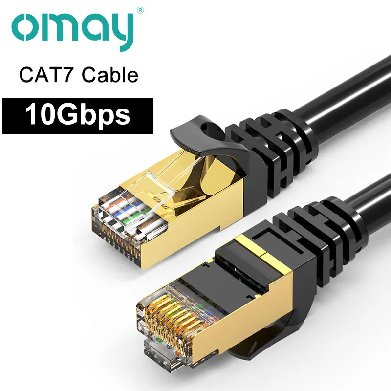 

Ethernet-кабель RJ45 Cat7, сетевой UTP для совместимой сети Cat6, патч-корд для модемного маршрутизатора 1/2/5/8/10 м OMAY