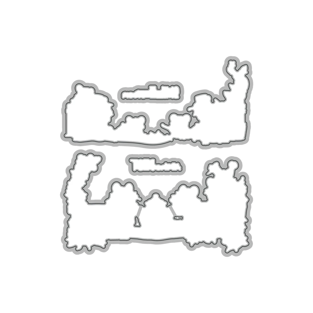 Милые Вырубные штампы в виде мыши саду Mangocraft прозрачные DIY принадлежности для