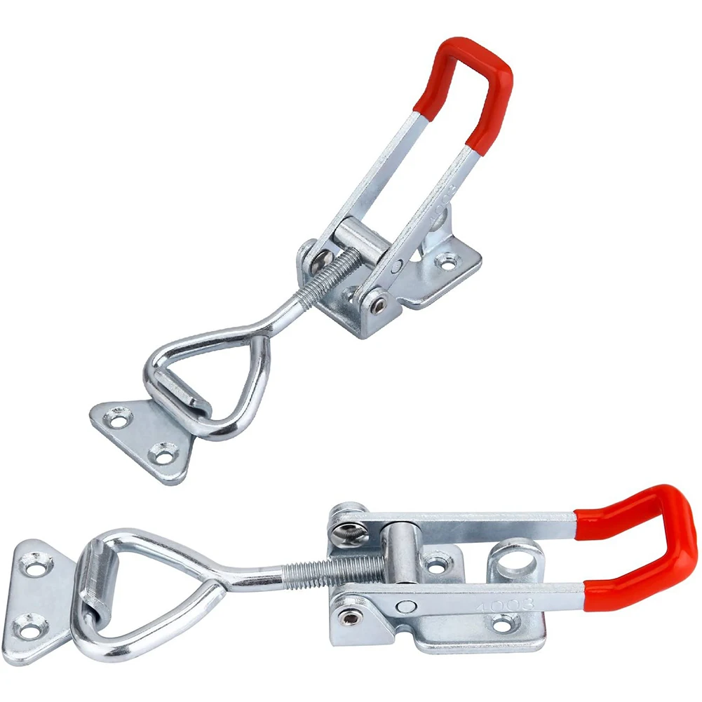 

GH-4003 Quick Release Adjustable Box Buckle Door Bolt Clamp Toggle Clamp 600Kg 1322Lbs Anti-Slip Push Pull Toggle Clamp Tools