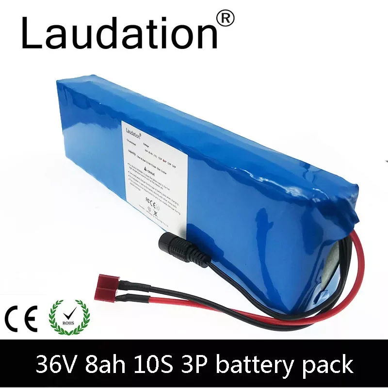 

Laudation 36V 8ah Electric Bicycle 18650 10S 3P For 350W 500W 880 0 High Power And Capacity 42V Motorcycle Scooter With 15A BMS