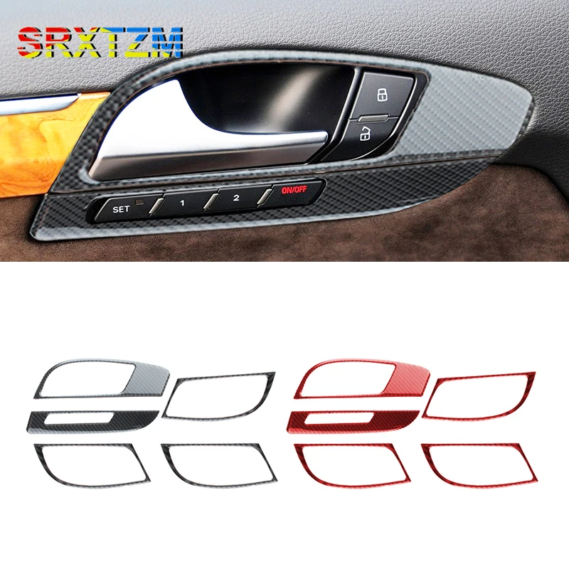 

Car Stickers Inner Door Bowl Frame Decoration Carbon Fiber Interior For Audi Q7 2008-2015 LHD