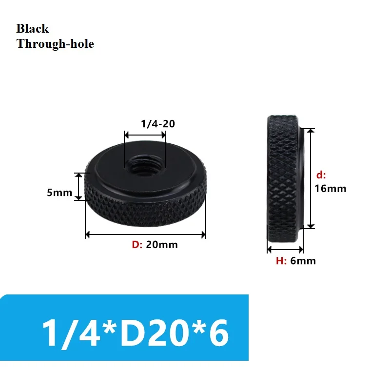 

Ручные гайки из алюминиевого сплава 1/4 3/8