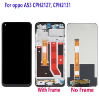 original display 6 5 for oppo a53 4g 5g lcd touch screen replace digitizer assembly cph2127 cph2131 pecm30 pect30 with frame