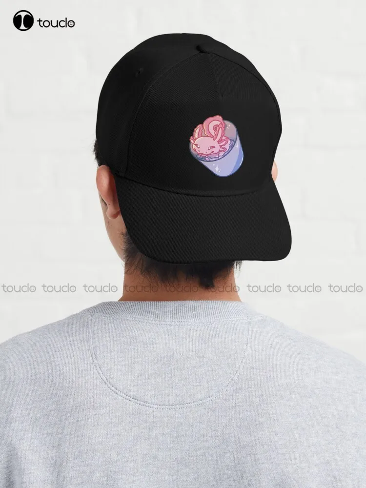 

Axolotl In A Bucket Baseball Cap Women Hats For Summer Outdoor Climbing Traveling Hip Hop Trucker Hats Quick Dry Mesh Cap Unisex