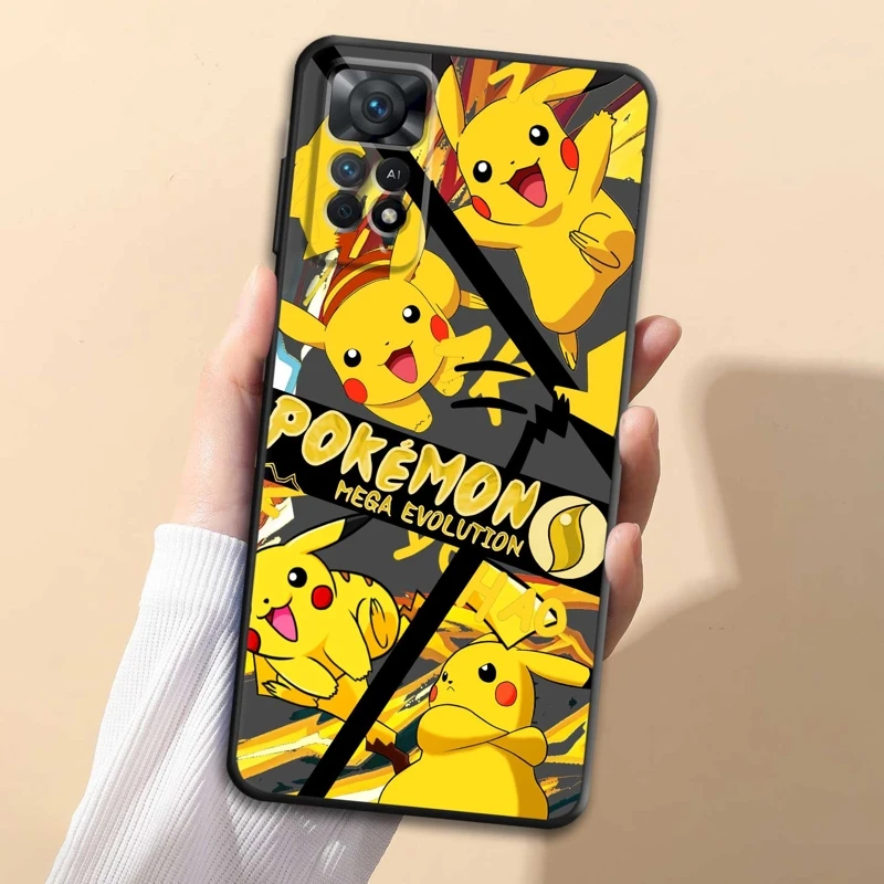 

Pokemon Pikachu Squirtle Gengar Anime Coque Case For Xiaomi Redmi Note 8 9 10 11 12 4G 5G Pro 9S NOTE11 10Pro 10S 11T 8T 11s