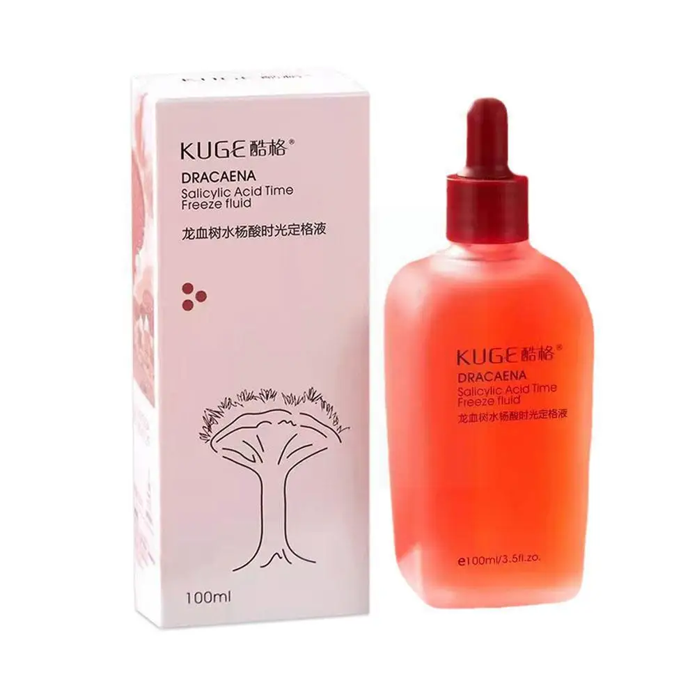 

100ml Dragon Blood Salicylic Acid Freeze Fluid Finely Face Tone Serum Skin Rejuvenation Moisturizing Brightening U4u4