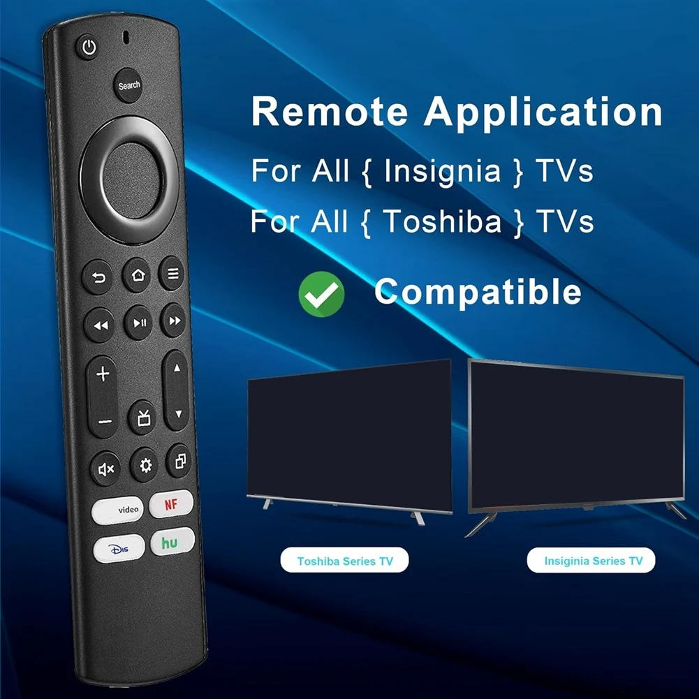 2 шт. Универсальные пульты дистанционного управления для ТВ Insignia и Toshiba Smart TV Hisense