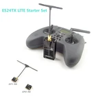 HappyModel 2,4G ExpressLRS ELRS стартовый набор ES24TX Lite TX 3 шт. 2,4G EP1 EP2 EPW5 RX для фоторадиоуправляемого летательного аппарата FPV дрона дальнего радиуса действия