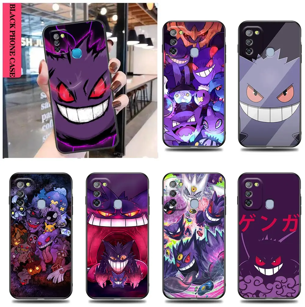 

Anime P-Pokemon G-Gengar Case For Infinix TECNO CAMON 19 16 ZERO X NEO 20 8 POVA 4 2 NEO2 NOTE 12 11 10 8 8I S5 Pro 5G Case Para