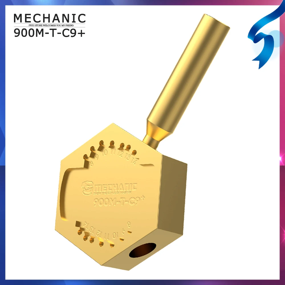 

Soldering Station MECHANIC 900M-T-C9+ For 936 T12 C210 C245 CPU Chip Heating Degumming Desoldering Repair Small Ironing Table