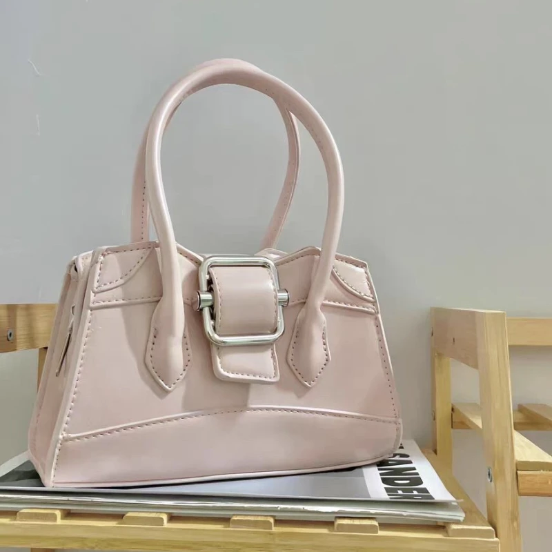 

Модные дизайнерские женские сумки на плечо, розовые крутые женские сумки-мессенджеры из искусственной кожи с верхней ручкой, модные женские маленькие сумки-тоут