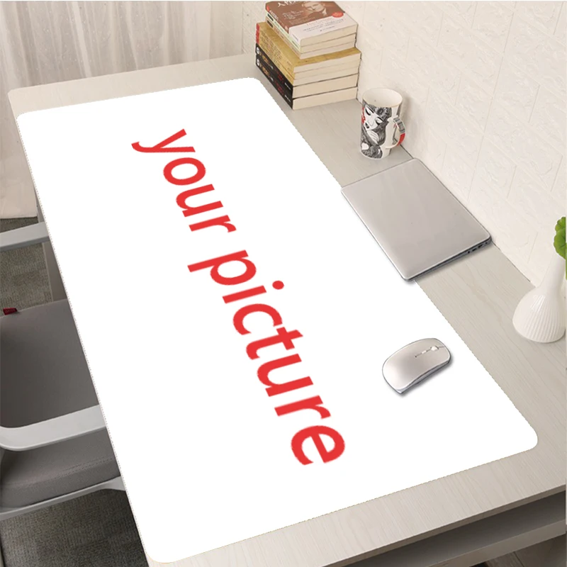 Большой игровой резиновый оверлок для ПК, игровой коврик для мыши под заказ, персонализированный Настольный коврик под заказ 90x40 80x30