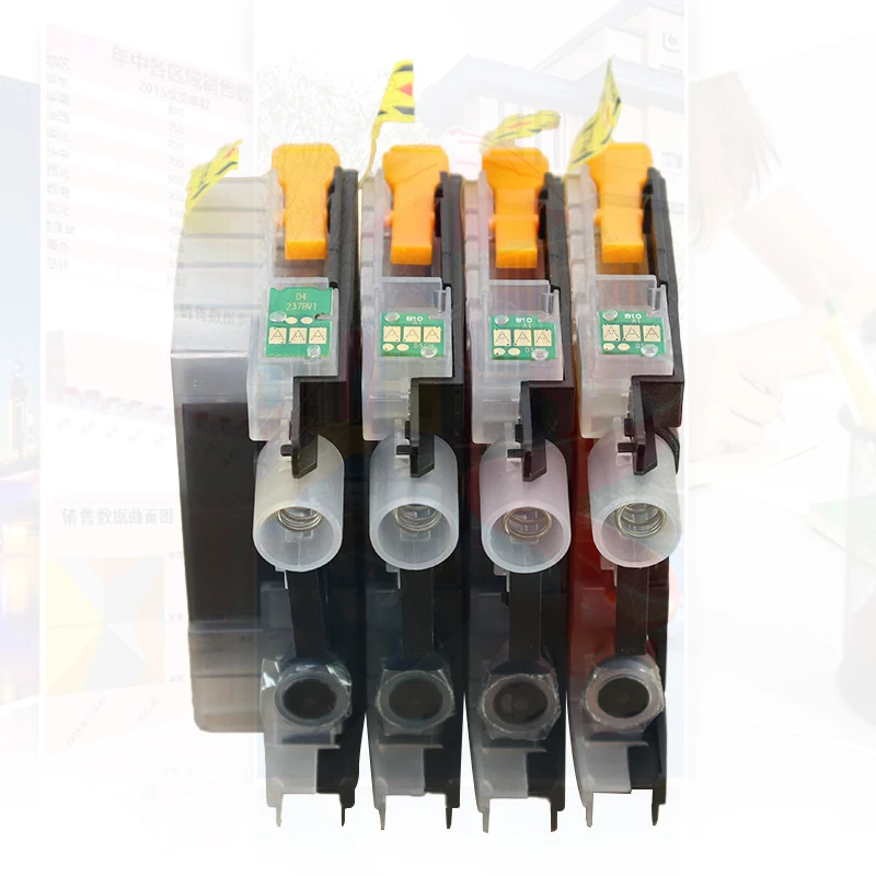 1 комплект или 4BK LC121 LC123 LC123XL LC-123 Совместимый картридж с чернилами для Brother MFC-J4610DW