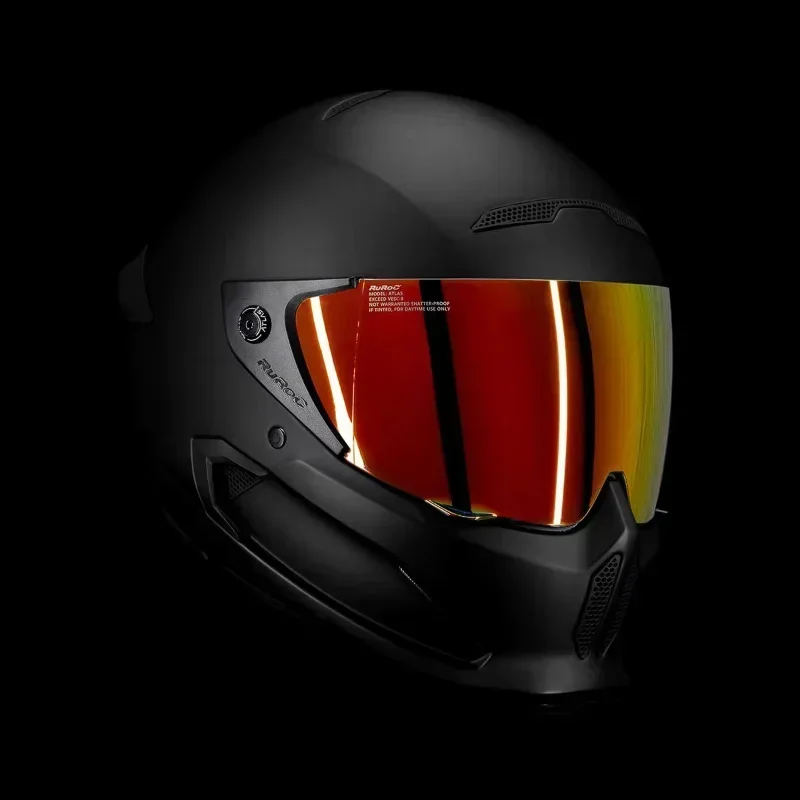 Козырек для мотоциклетного шлема защита на все лицо зеркальная линза ruatlas Roc 2 0