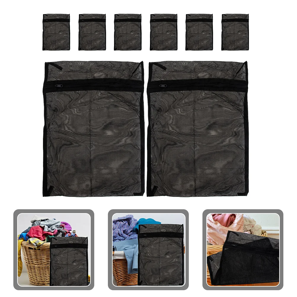

Black Laundry Bag Mesh Bags Delicates Washing Machine Organizer Garment