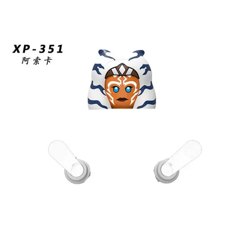 

Конструктор XP351 Ahsoka в сборе, мини-фигурки, детские развивающие игрушки, сборка мелких частиц, строительные блоки