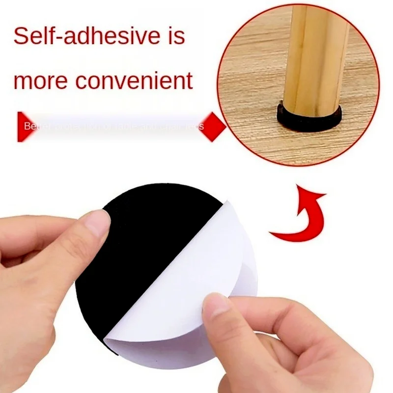 Self Adhesive Furniture Leg Feet Rug Felt Pads Anti Slip Mat Bumper Damper for Chair Table Protector Caps |