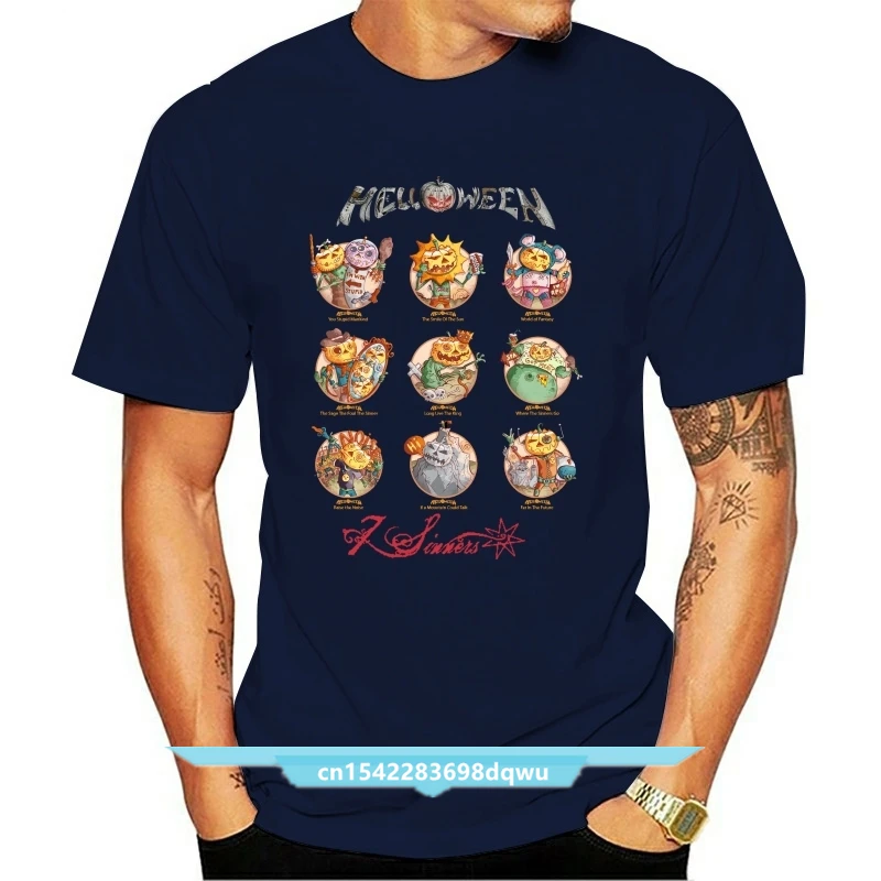 Helloween 7 Sinners German Power Metal Band T Shirt Sizes S To 6Xl