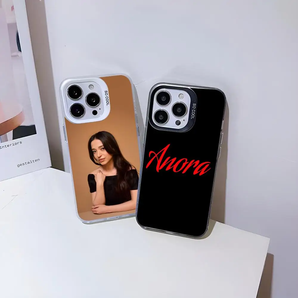 Чехол для телефона A-Anora Famous Actor M-Mikey Madison Iphone 16-11 Pro Max Xr X Xs 8 7 Plus белый цвет