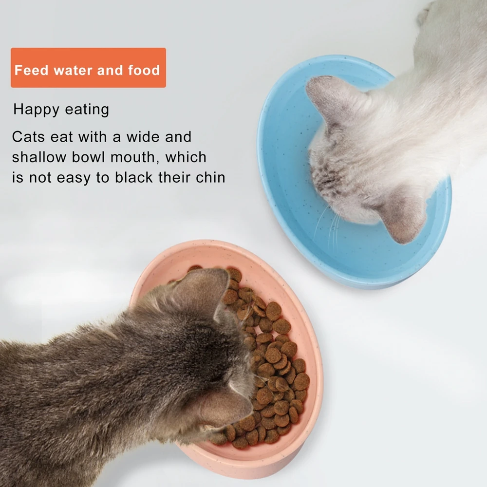 

Cat Bowl Raised Dog Bowl Cat Food Bowl Neck Guard Cat Food Pet Water Bowl Anti-slip Pet Feeding Feeder Pet Supplies