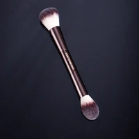 hourglass lighting edit brush double ended fluffy makeup brush face contour foundation blush highlighter powder makeup tool
