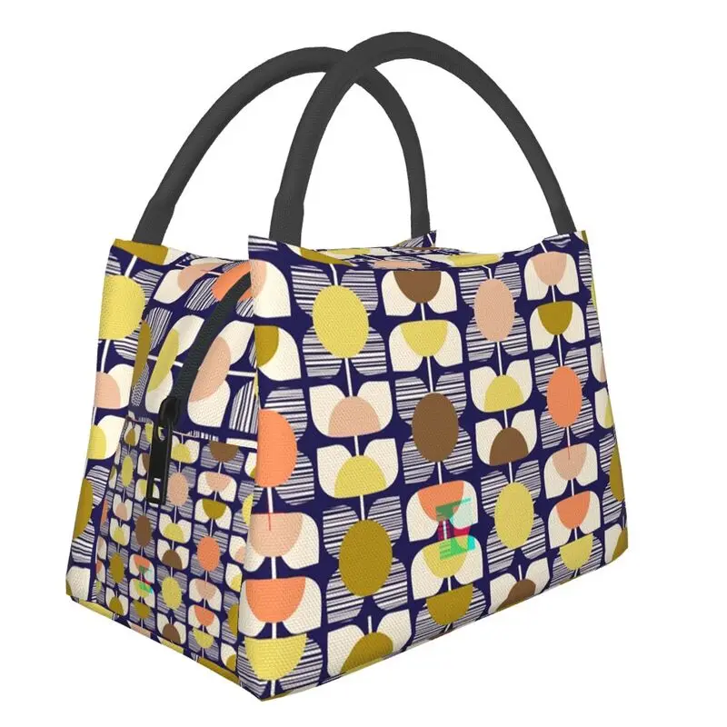 

Orla Kiely Scandinavian Style Resuable Lunch Boxes Women Waterproof Thermal Cooler Food Insulated Lunch Bag Container