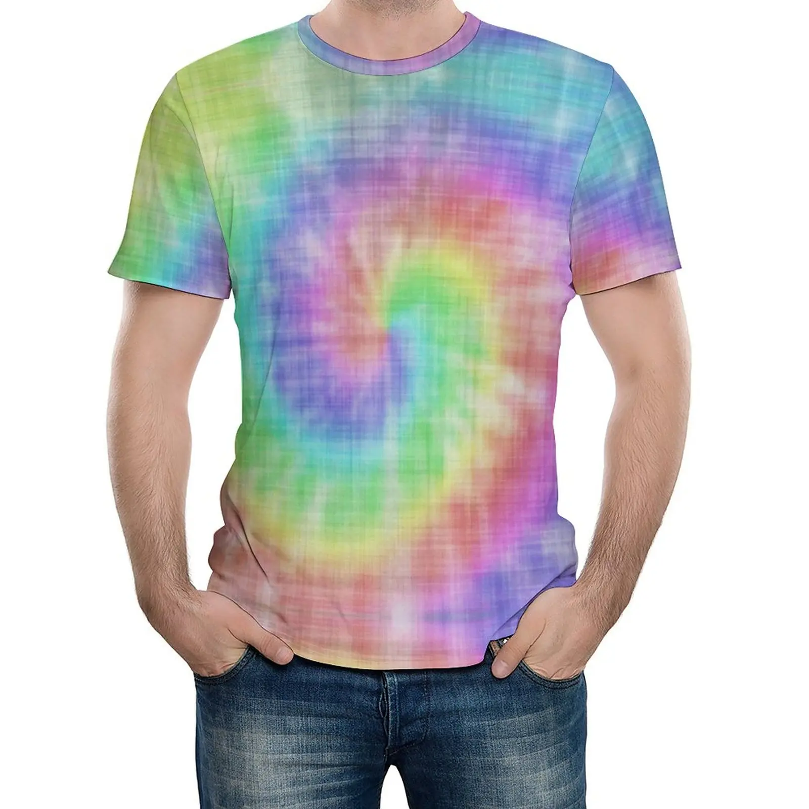 

Classic Tie Dye Hippy Tie Dye T T-shirts top Quality Home Eur Size