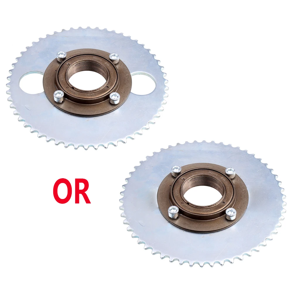 

Scooter Rear Wheel T8F 44T 4 Hole Sprocket Chain Drive Gear+Freewheel Adapter Steel+Aluminum Alloy Scooter Parts