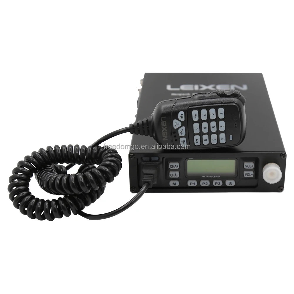 Фото LX VV-898SP 20W Автомобильная рация LEIXEN с двойным диапазоном VHF/UHF, портативная радиостанция с микрофоном для установки в транспортное средство. №4