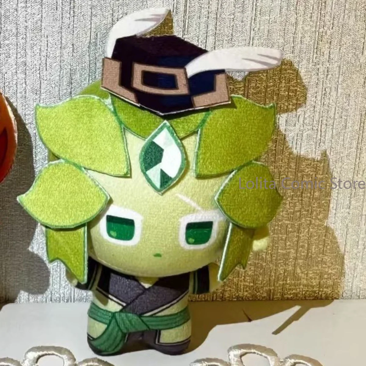 Фото Плюшевая кукла-брелок Anime Cookie Run: Kingdom Shadow Milk Cookie Wind Archer Cookie, мягкая игрушка, подарок на день рождения, Рождество №4