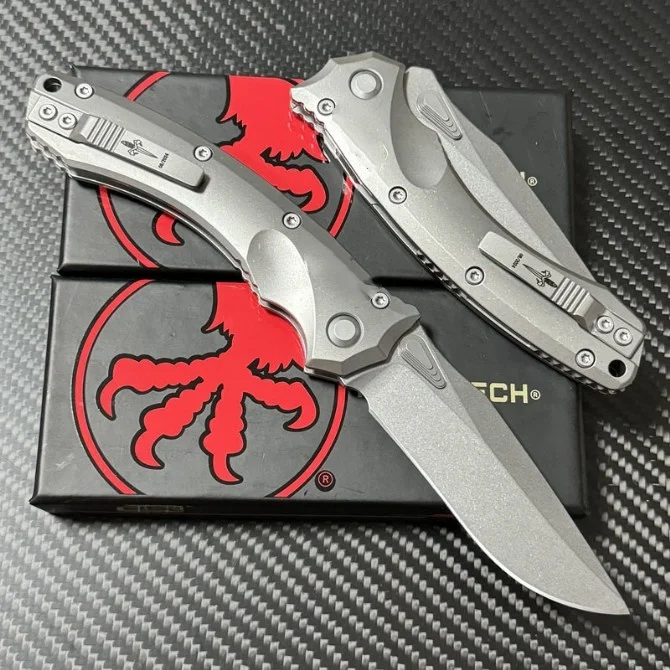 MICROTECH-амфибия ручка из титанового сплава складной нож M390 стальной карманный