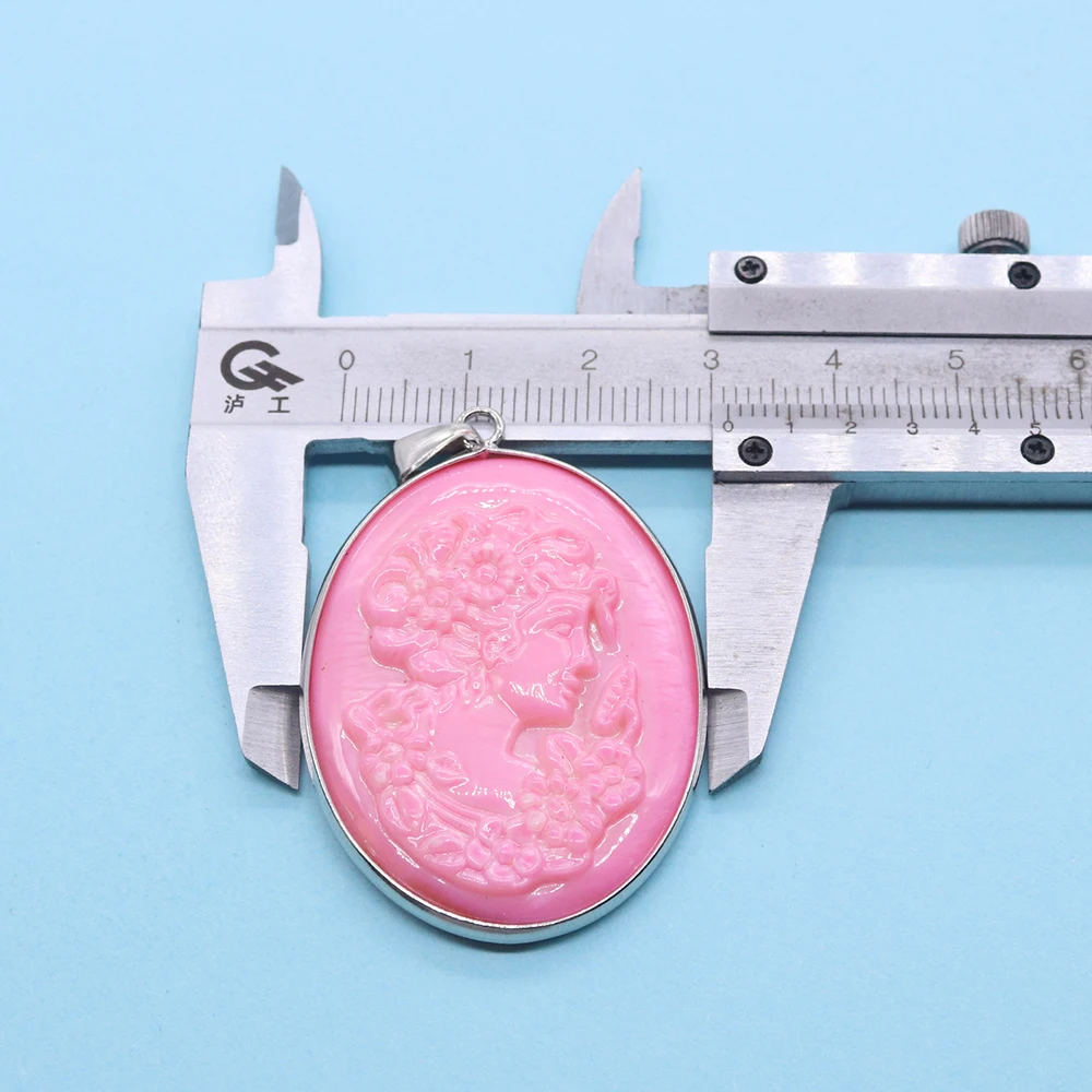 Винтажные женские Овальные Подвески из смолы цветные шармы для изготовления