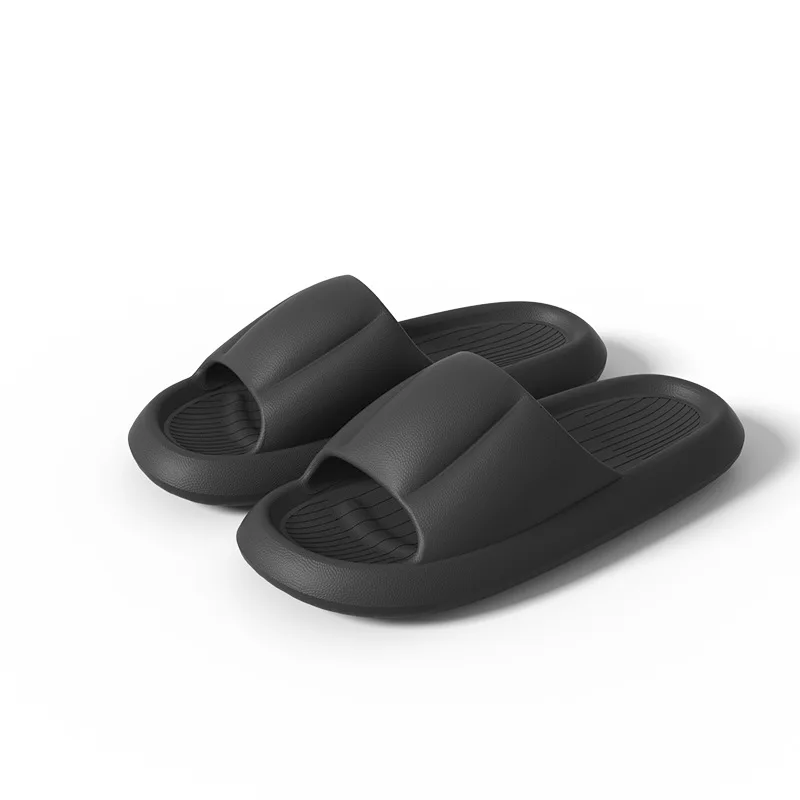 2023 New EVA Women's Slippers Couple Home Outdoor Slippers Summer Beach Bedroom Shoes Men's Flip Flops Thick Bottom Sandals