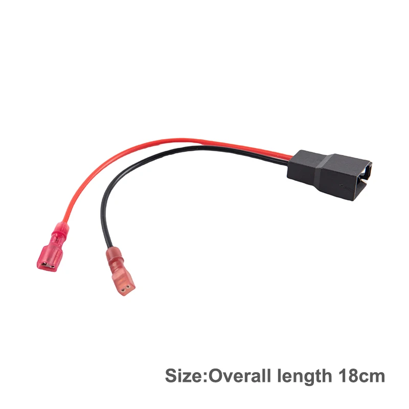 

1Pair 15cm Speaker Cable Adapter Plug Connector Speaker Cable Audio Cable For Volkswagen Audi Renault Speaker
