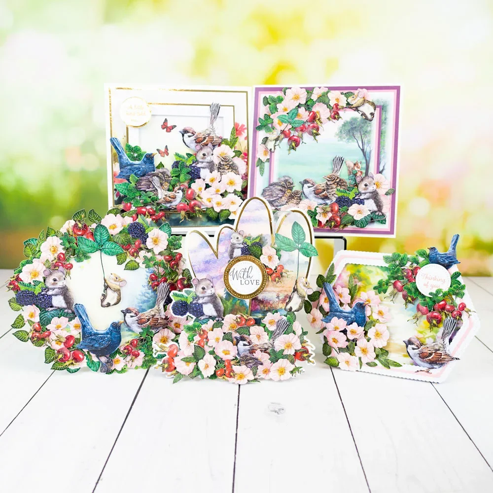 Животное птица металл Амелия цветы перья вырубные штампы силиконовые трафарет