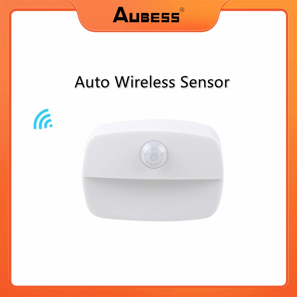 Aubess PIR Motion Sensor Automatic LED Night Lights Usb With Batteries Powered Sensor Battery Powered Cabinet Door Stair Lights