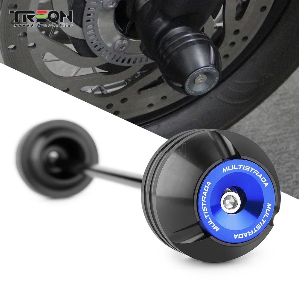 

For Ducati MULTISTRADA 1200/1200S 2010- 2015 Motorcycle Front Axle Fork Wheel Slider Falling Protector
