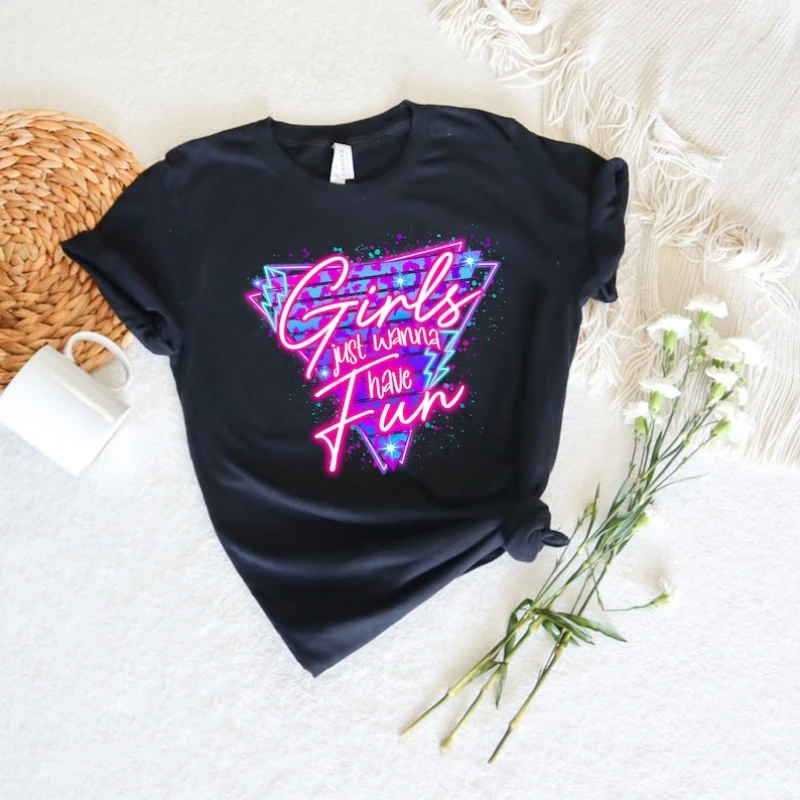 

Girls Just Wanna Have Fun Shirt,2022 Wonderful Girls Trip T Shirt,2022 Colorful Girls SquadT Shirt,Girls Party Shirt 100% cotton