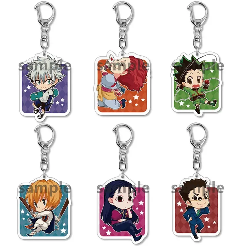 Брелок в стиле аниме Hunter X милые фигурки GON·FREECSS Killua Zoldyck Hisoka Leorio PaladiKnight брелок для