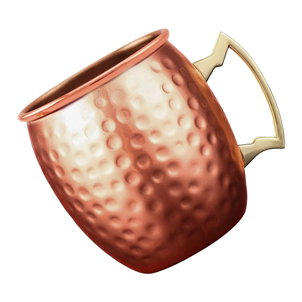 

Cup Glasses Mug Drinking Water Coffee Cocktail Iced Tea Metal Mule Tumblers Moscow Beverage Mugs Copper Steel Stainless Beer