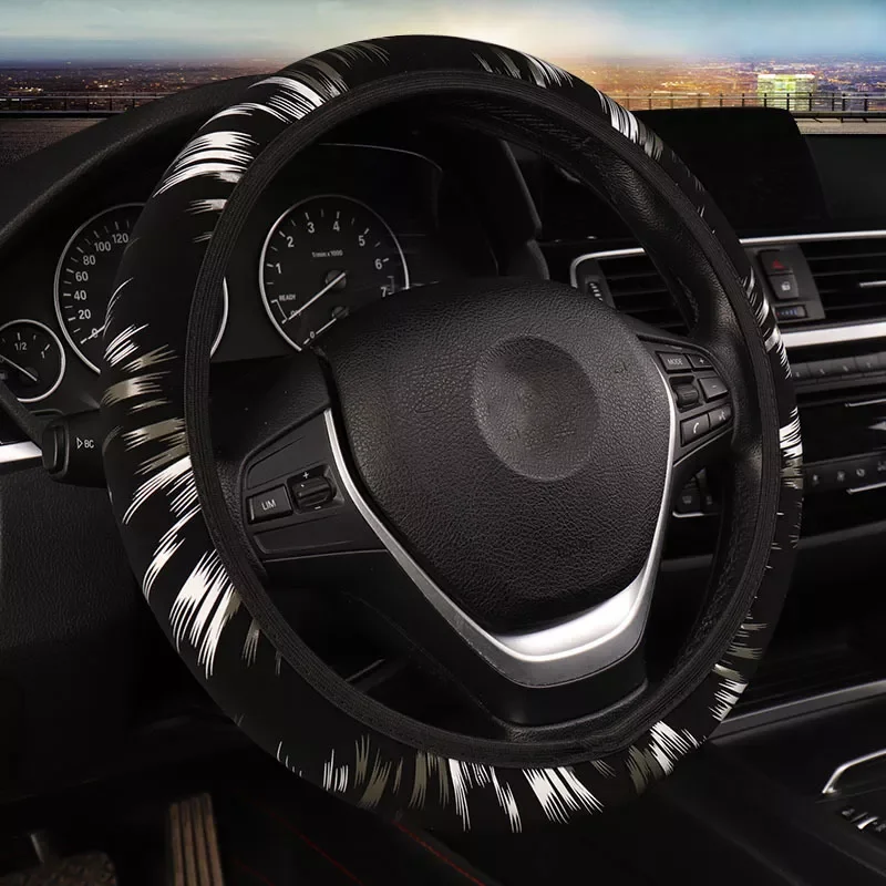 

1Pc Car Accessories Wheel Cover on The Steering Wheel Braid on The Steering Wheel Cover Case Auto Supplies