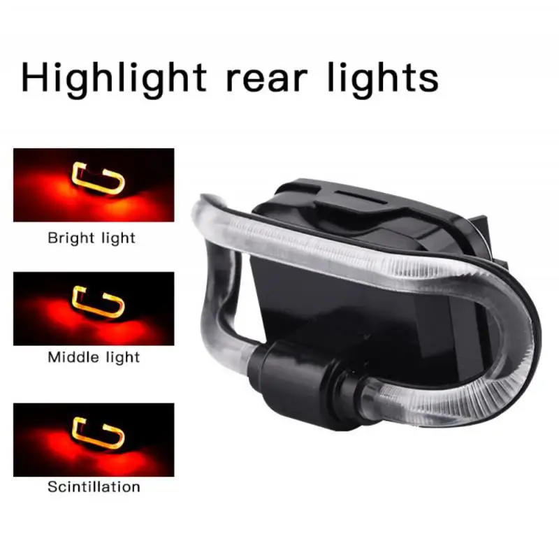 

Bicycle Taillight Creative Waterproof Seatpost Bike Rear Light Battery Powered Cycling Safety Warning Lamp Luz Trasera Bicicleta