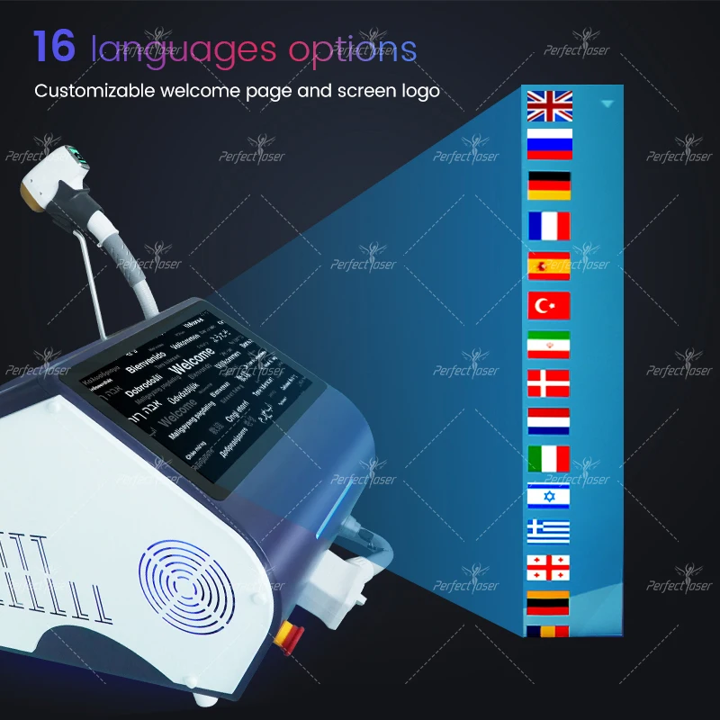 Perfectlaser диодный лазер для удаления волос 3 длины волны профессиональное