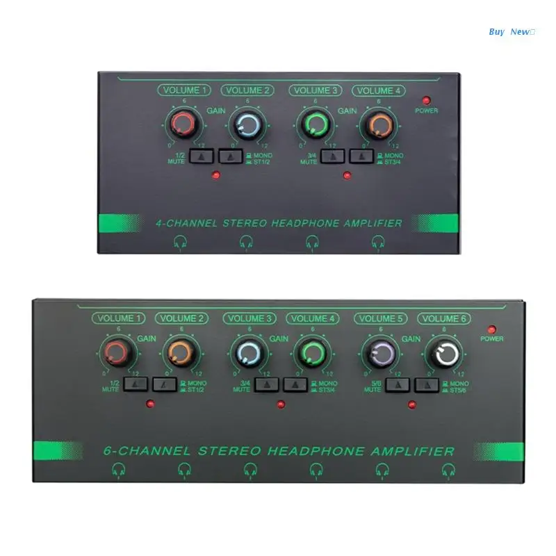 

Stereo Headphone Amplifier for Dc 5V Power Supply Multiple Headphone Output